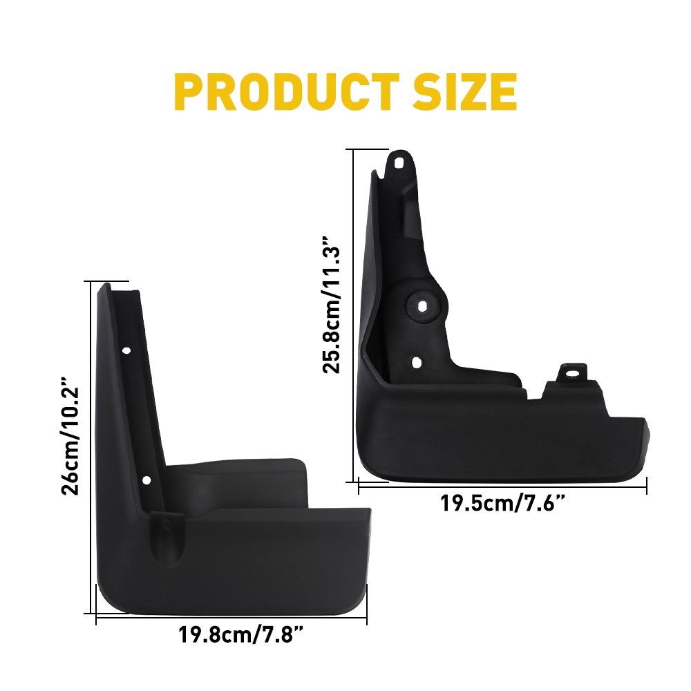 For Corolla Toyota 2020-2011 Protective Guards Splash Flaps Mud Mudguards 4Pcs V