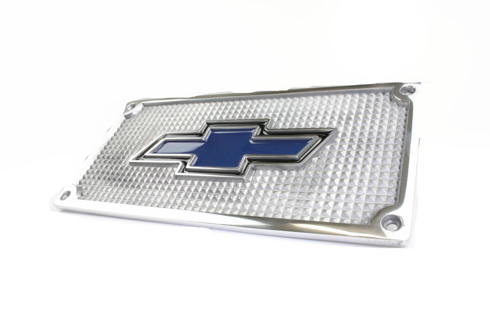 1985 1986 1987 CHEVY TRUCK STEP PLATES W/BOWTIE POLISHED ALUMINUM # C-16400-AS