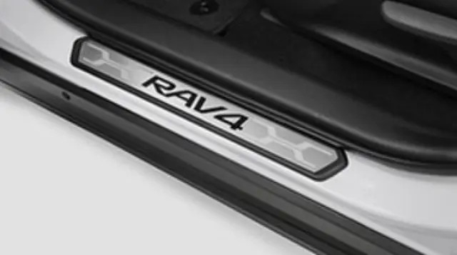 Genuine Toyota RAV4 Stainless Steel Door Sill Guards/Protectors 4 Piece Set