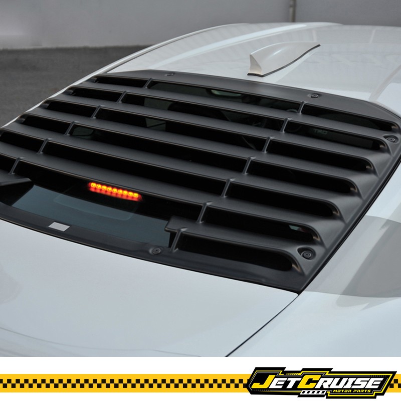 Fits 13-20 Toyota 86/Scion FRS/Subaru BRZ Rear Window Louver T Style Matte Black