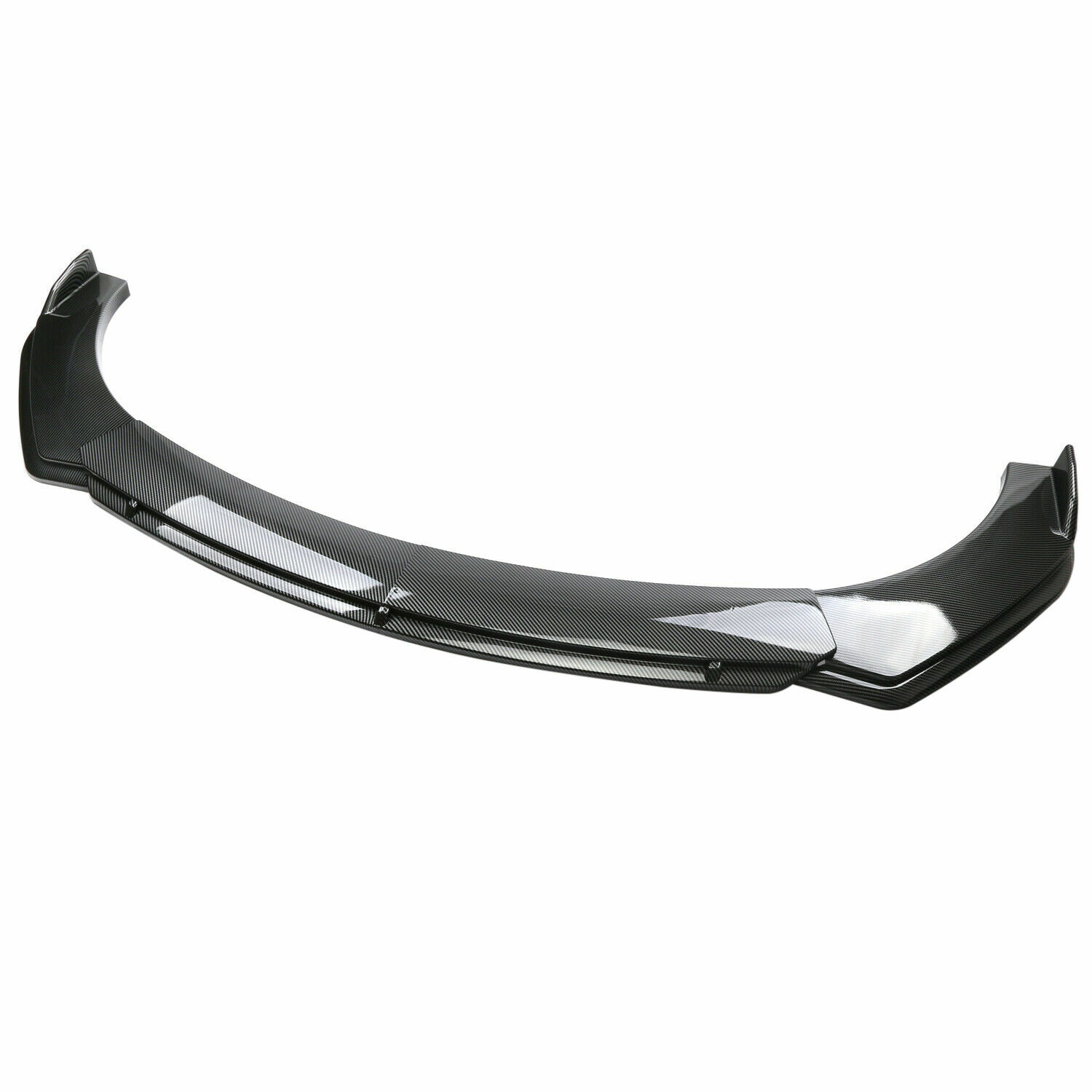 Front Bumper Lip Splitter Spoiler w/ Strut Rods For Ford Mustang GT Shelby GT500