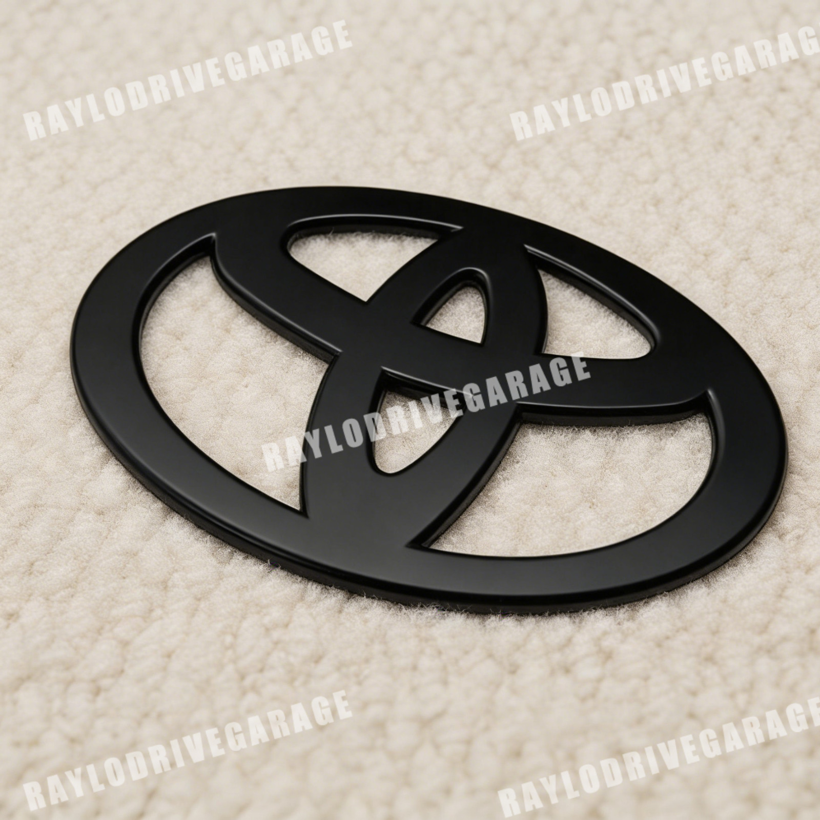 3D Steering Wheel Emblem Blackout Overlay Anti-scratch Cover For Tacoma 2024 -up