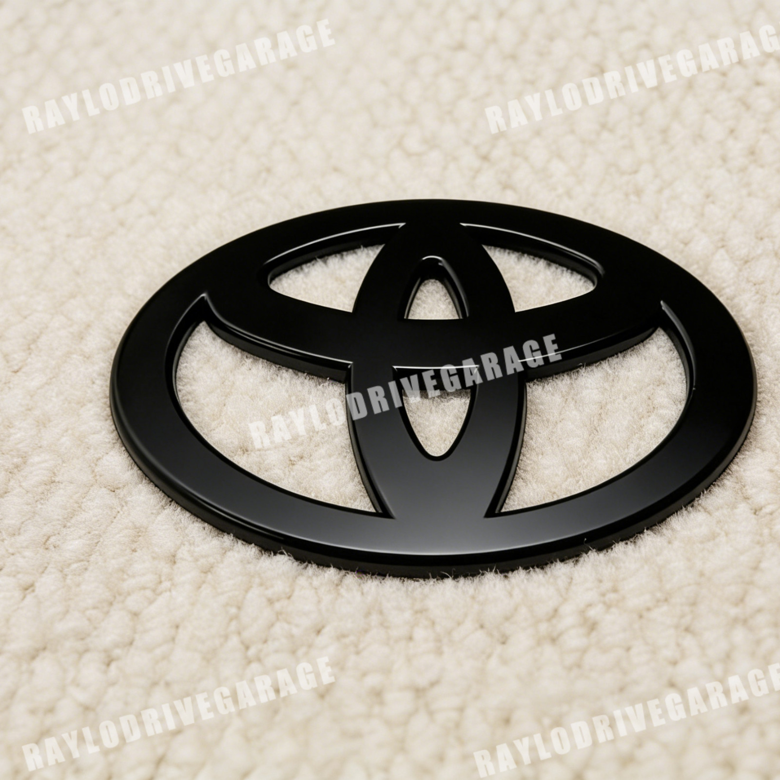 3D Steering Wheel Emblem Blackout Overlay Anti-scratch Cover For Tacoma 2024 -up