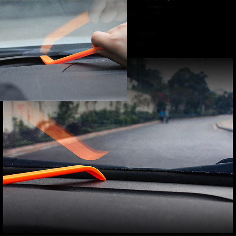 Rubber 1.6m Soundproof Dustproof Sealing Strip for Auto Car Dashboard Windshield