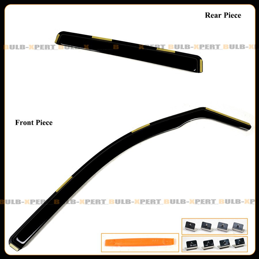 For 2025-26 Toyota 4Runner Premium In-Channel Window Visor Rain Guard Deflectors