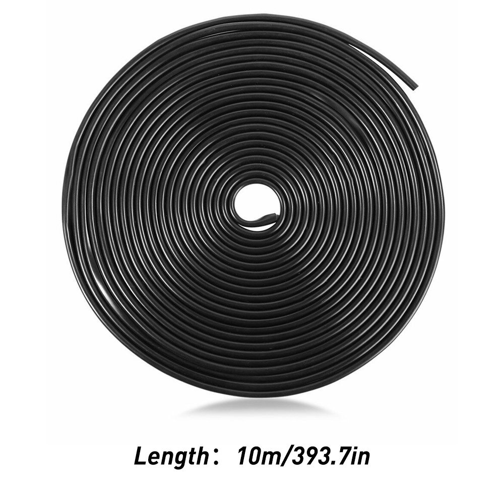 32.8FT Car Door Edge Trim Lock Guard Moulding Rubber Seal Strip Protector Strip