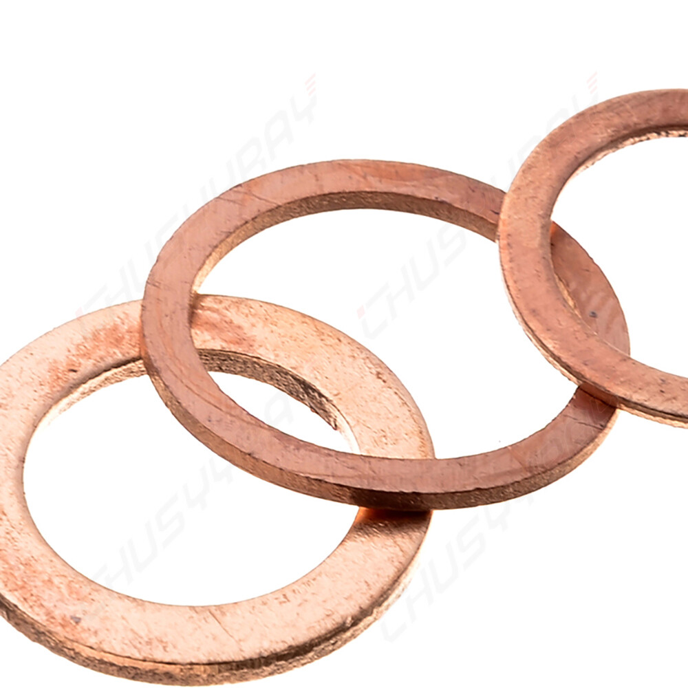 Universal Engine Oil Drain Plug Seal Washers O-Ring Copper Gasket 200Pcs/Set