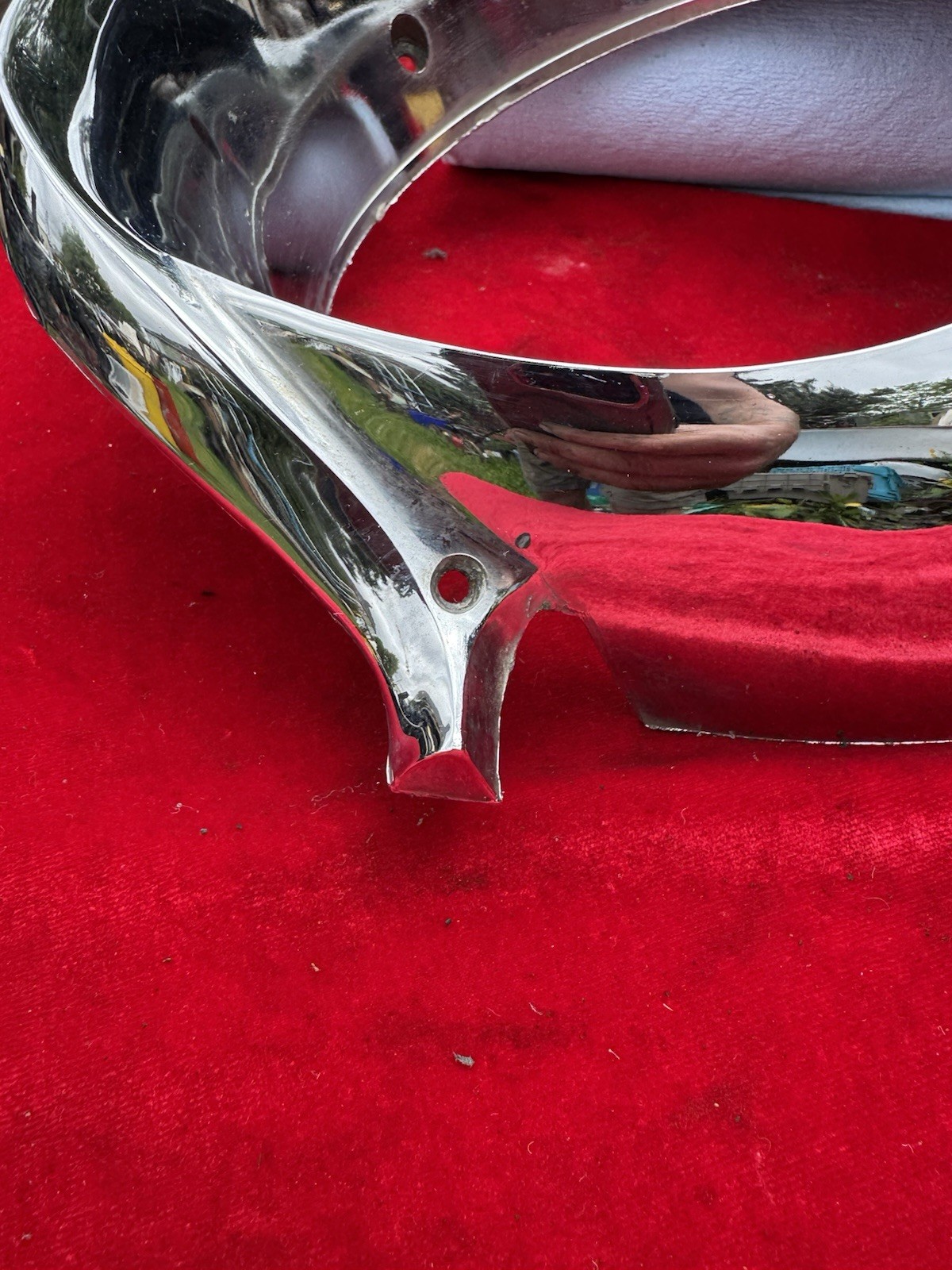 1967 FORD GALAXY 500 ORIGINAL LEFT HEADLIGHT BEZEL FoMoCo C7AB-13064 67 Vintage