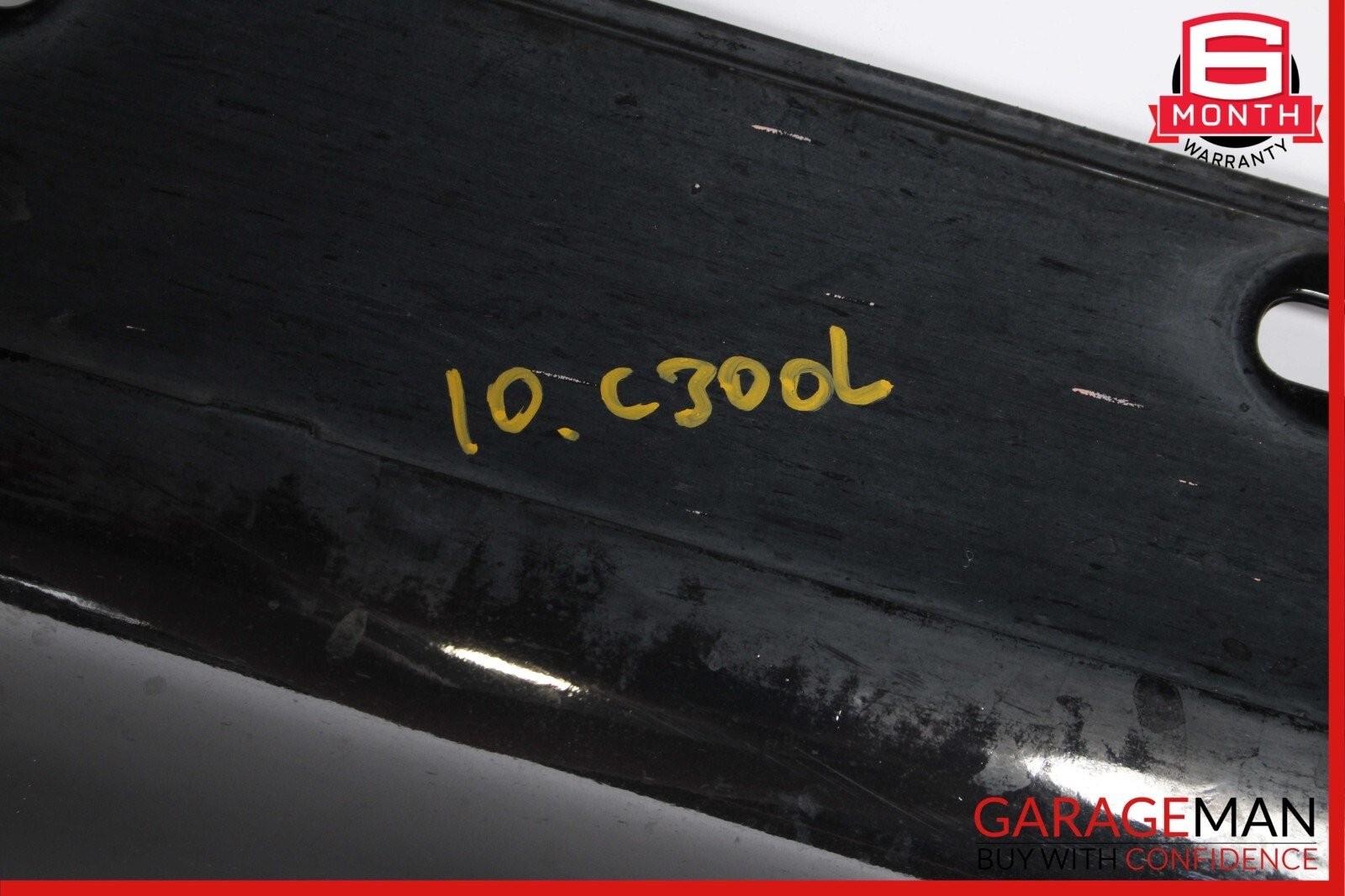 08-14 Mercedes W204 C250 C300 Exterior Door Trim Moulding Rear Left Black OEM