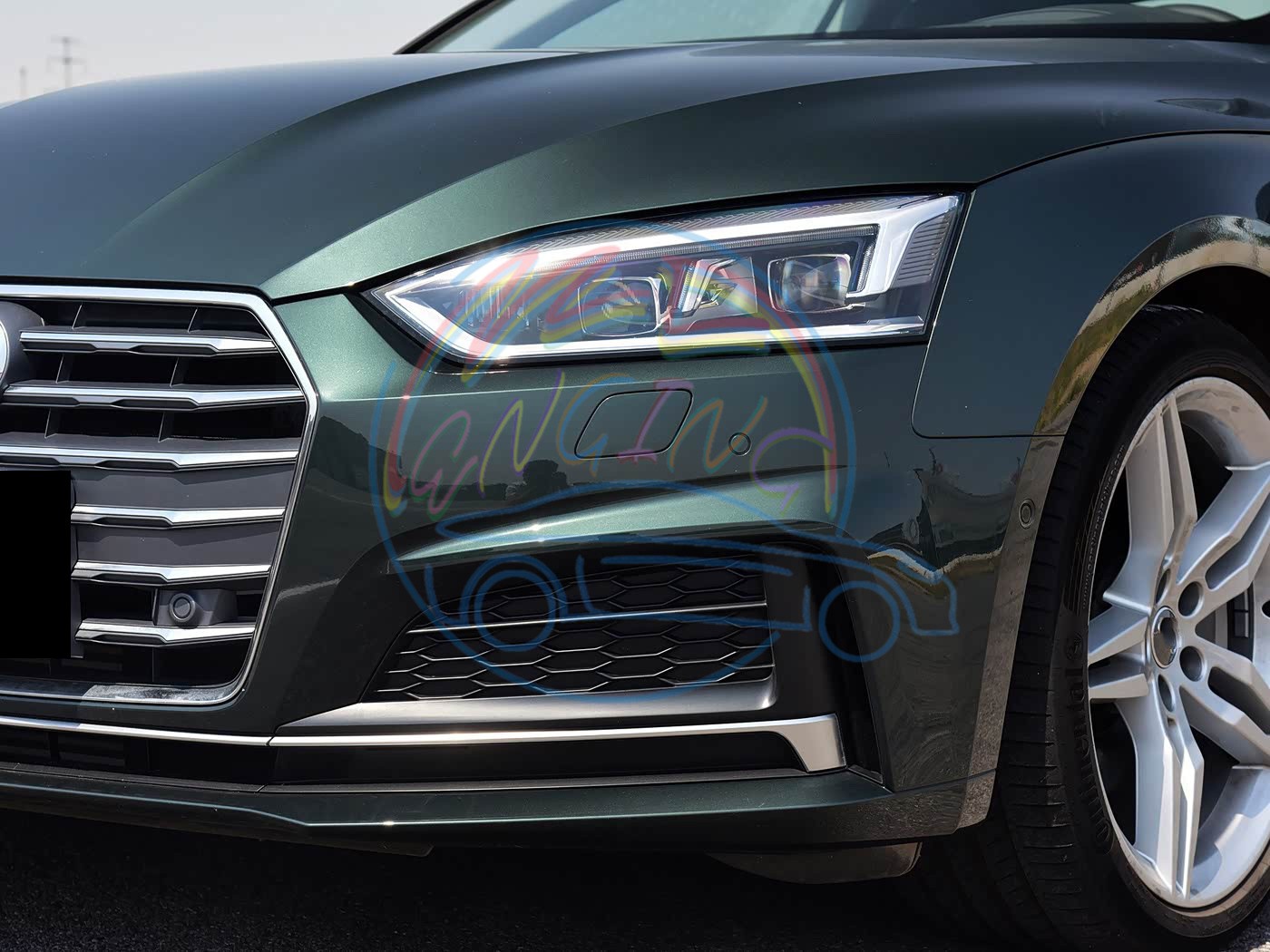 🆗 Left & Right Front Bumper Grille Cover For Audi A5 S-Line Sport 2018-2019
