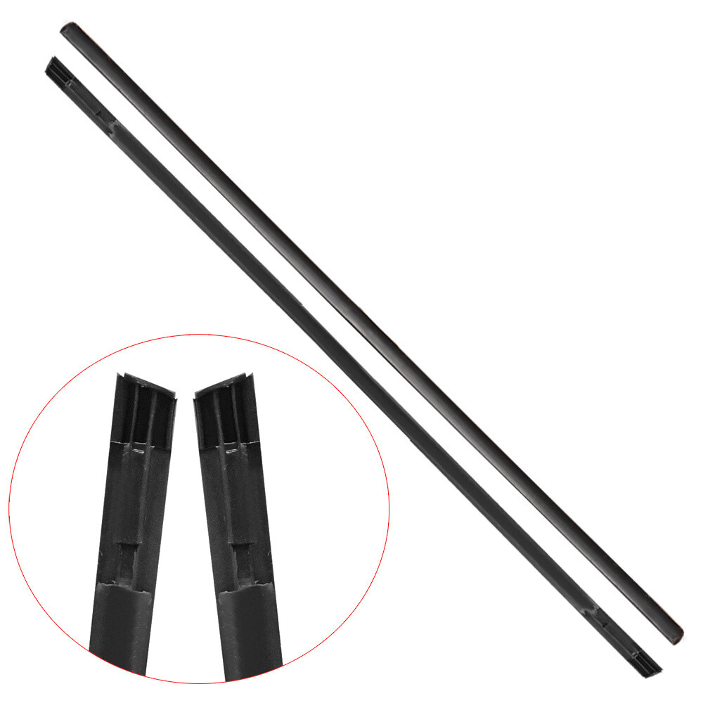 For TOYOTA COROLLA 2003-2008 Direct Replacement Roof Trim Molding Kit Pair BLACK