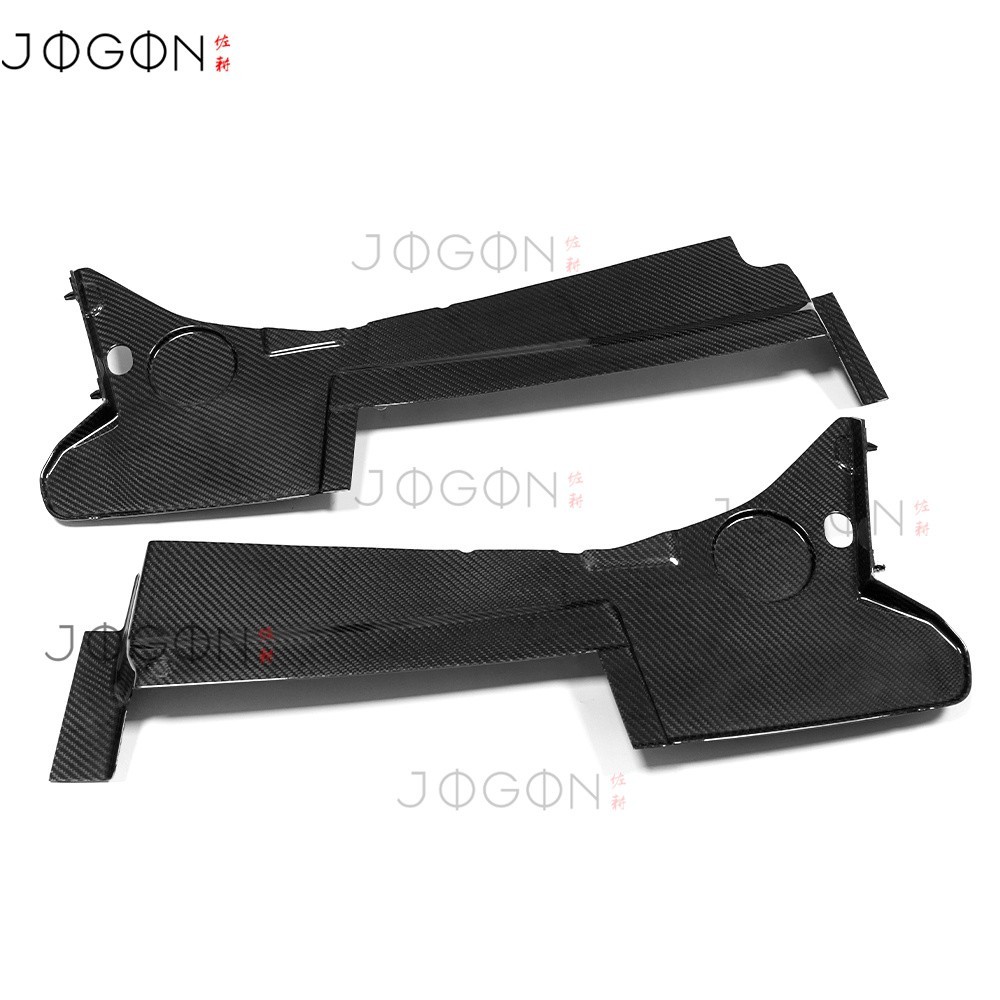 2PCS Real Carbon Replacement Engine Panel For Dodge Challenger SRT Hellcat 2015+