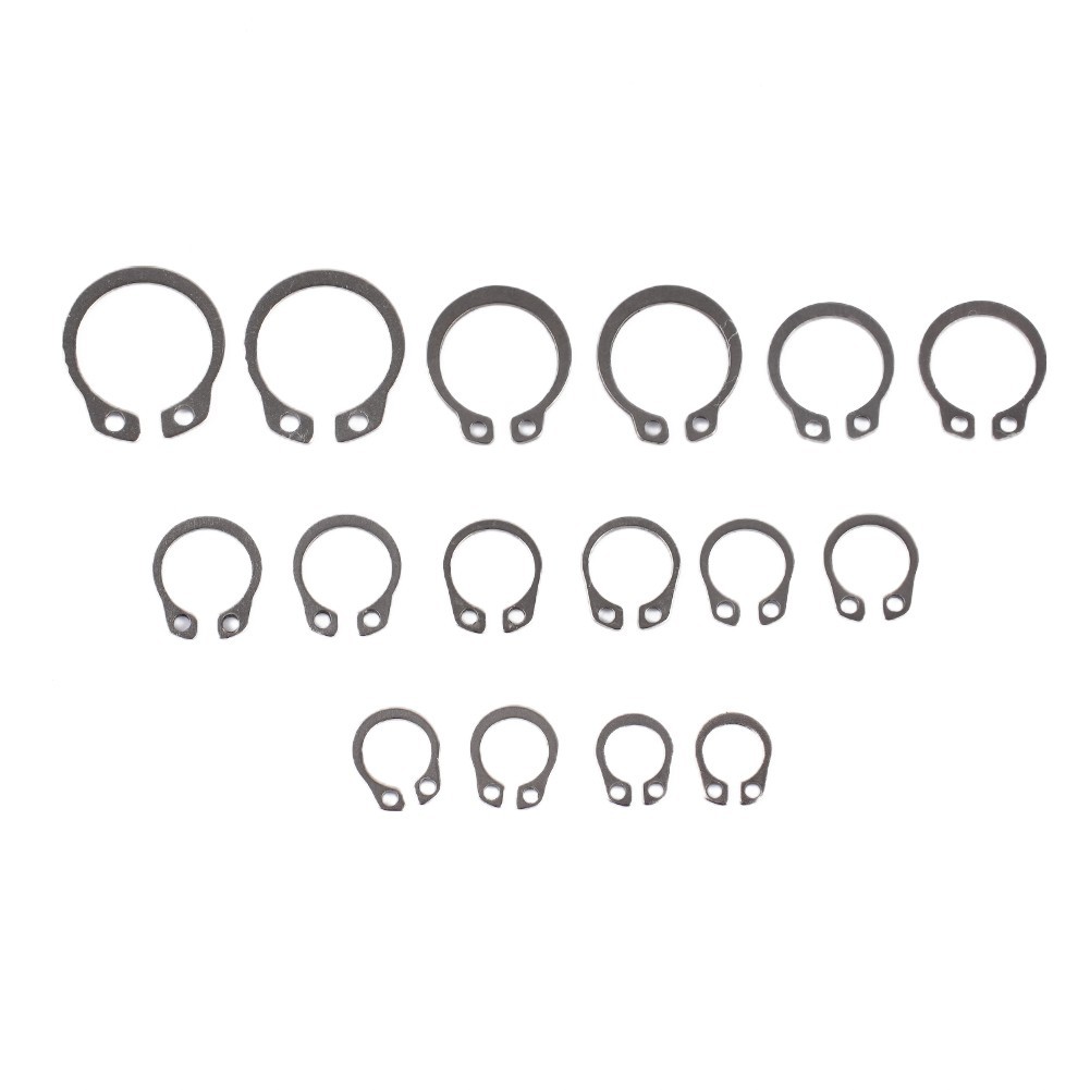1set- 304 Stainless Steel* External Circlip Retaining Ring Assortment 8-18mm Set