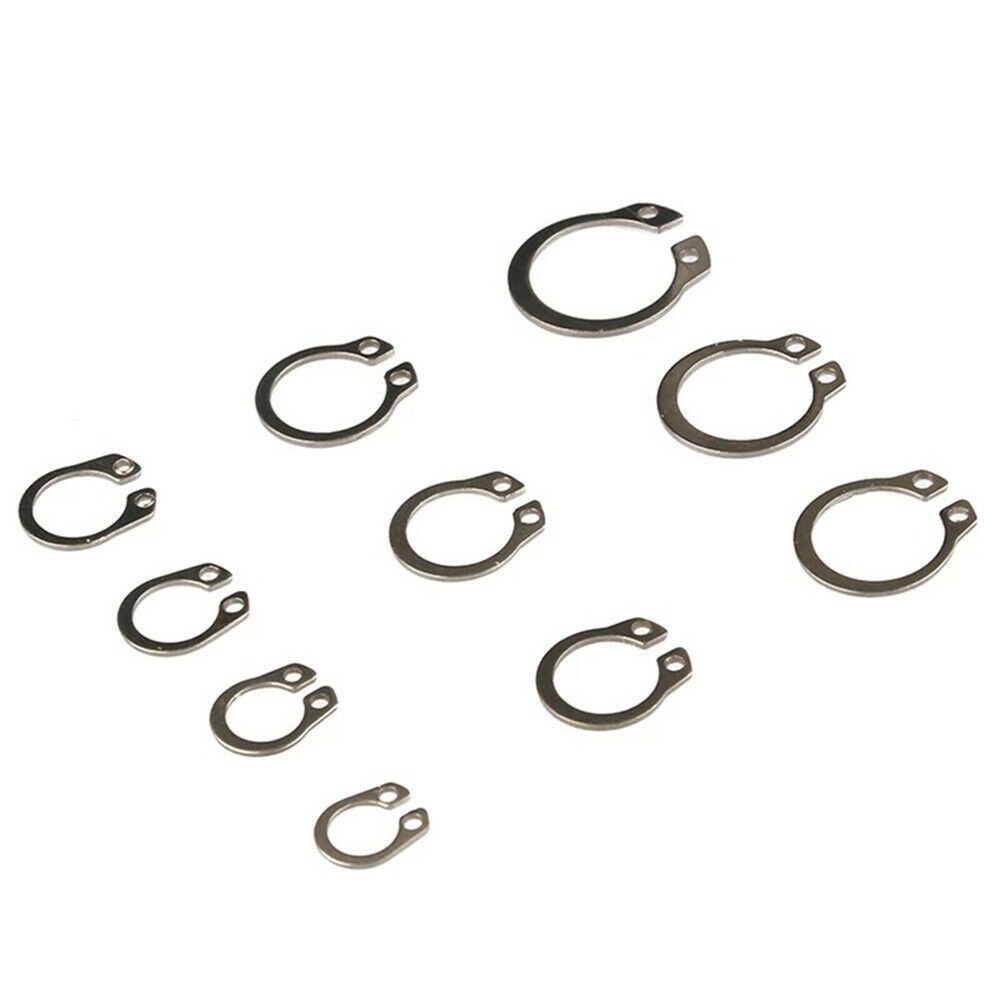 1set- 304 Stainless Steel* External Circlip Retaining Ring Assortment 8-18mm Set