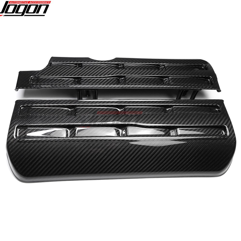 Real Carbon Engine Bay Side Covers For Dodge Challenger SRT Hellcat 6.2L 2015-23