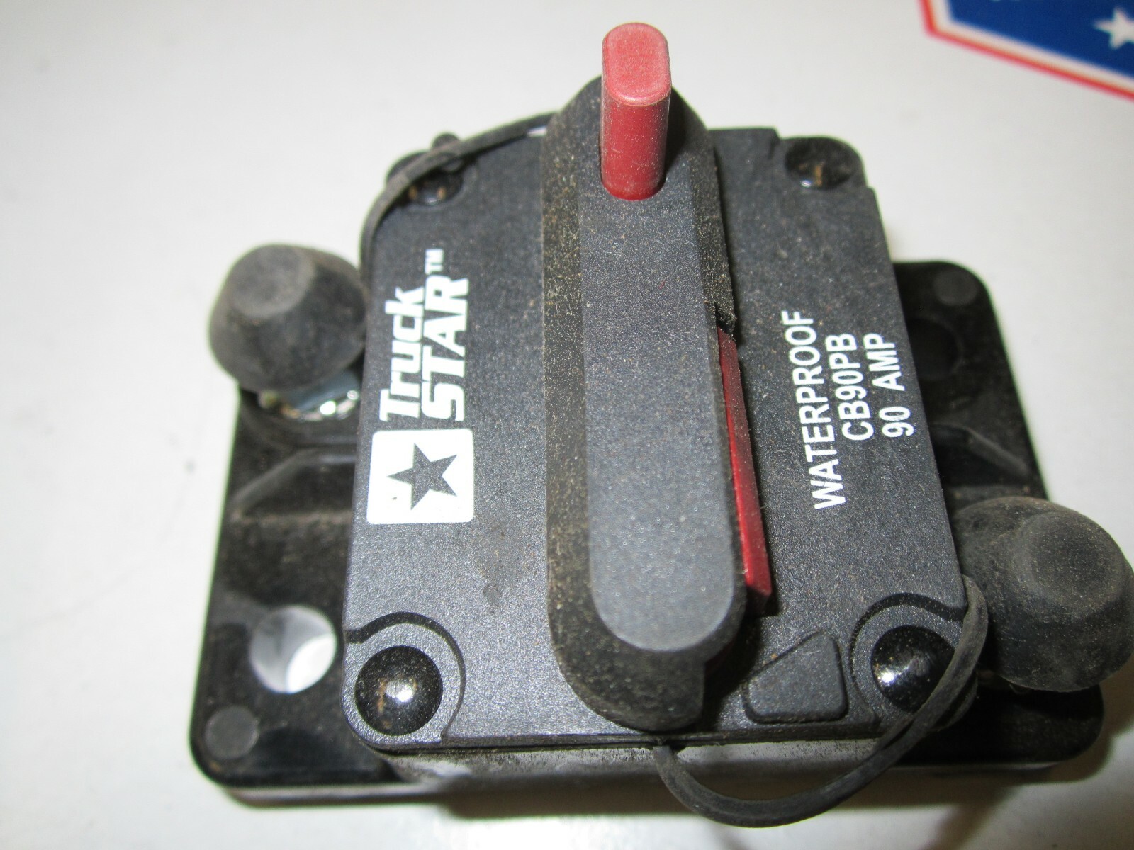 BUYERS PRODUCTS CB90PB Automotive Circuit Breaker,CB,90A,12VDC S# RB