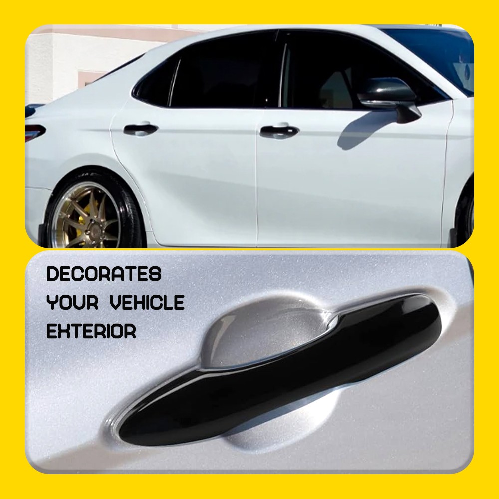 For Toyota Corolla 2020-2025 Gloss Black Exterior Door Handle Cover Snap-on 4x