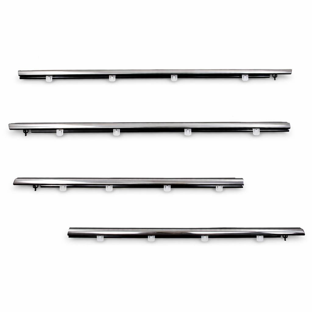 DOOR BELT WEATHER STRIP MOLDING SEAL SET For 2009 10 11~13 2014 Accord euro CU