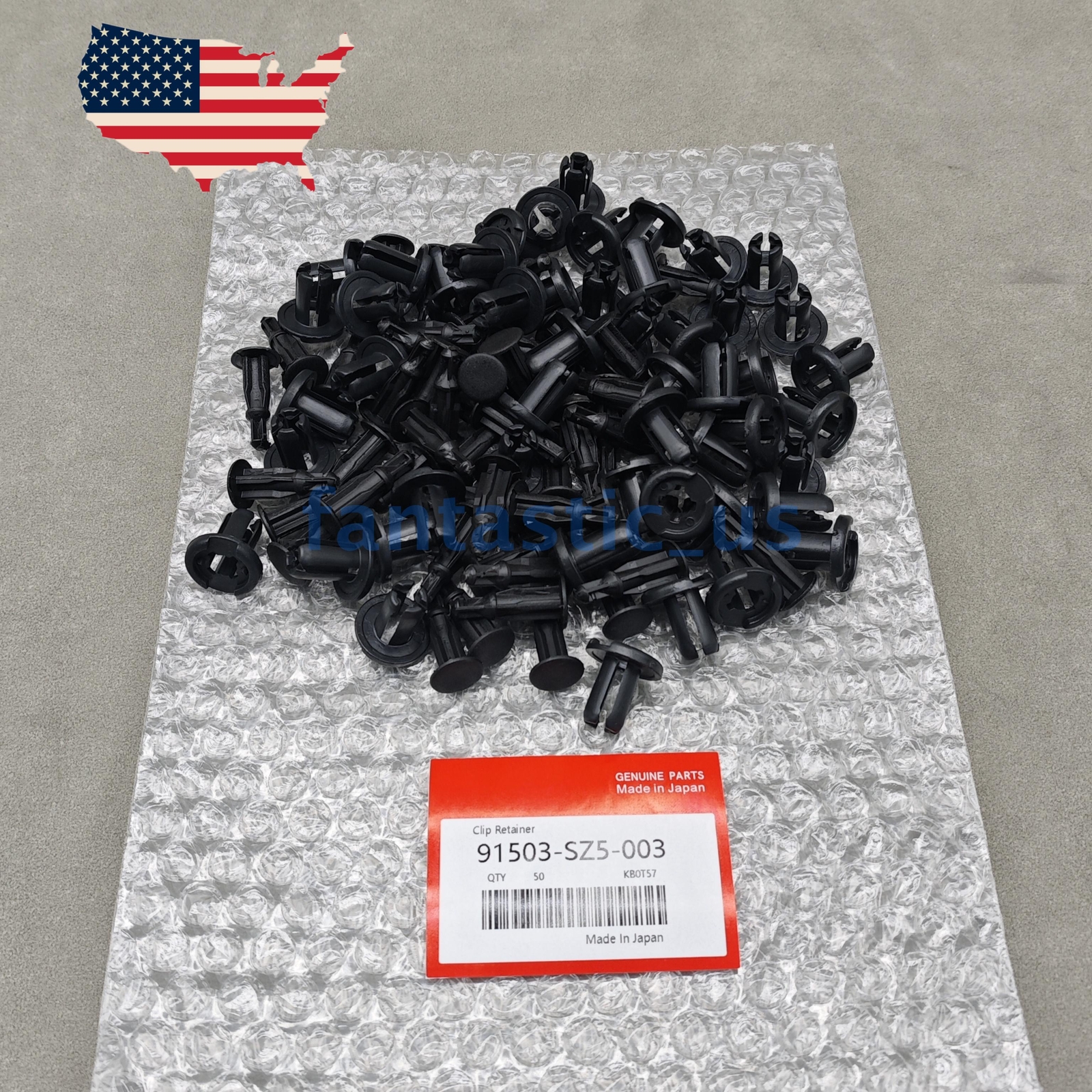 OEM! 50X 10mm Clips Bumper Rivets Retainer Fastener Hood Fender For Honda Acura