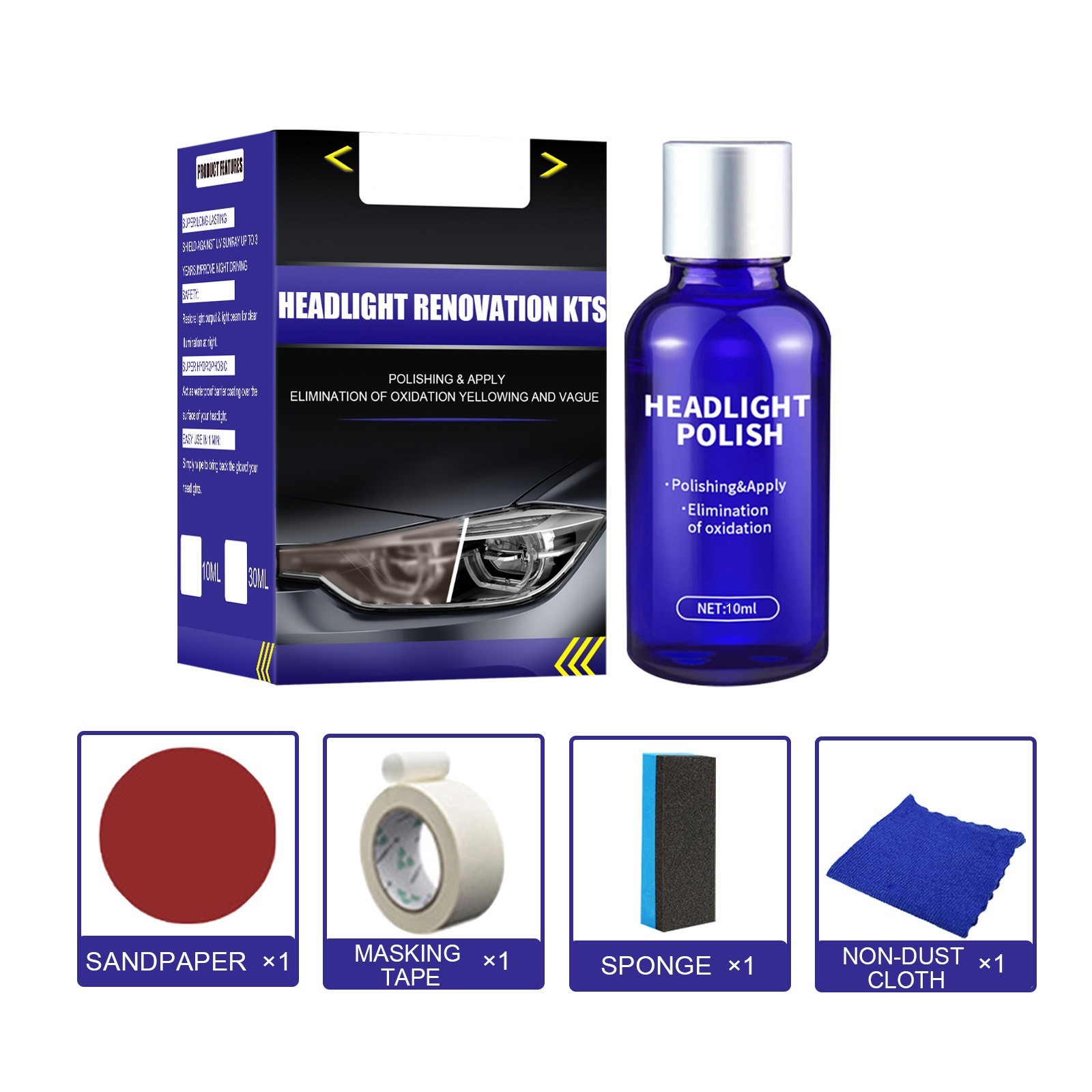 Headlight Cover Restoration Liquid Professional Car Lens Repair Solution