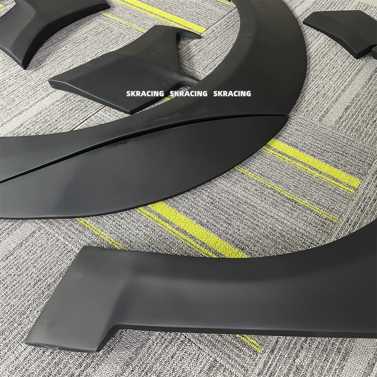 Primer Fender Flare Bodykits Wheel Arch Cover Trim 10X For Ford Fusion 2014-2018