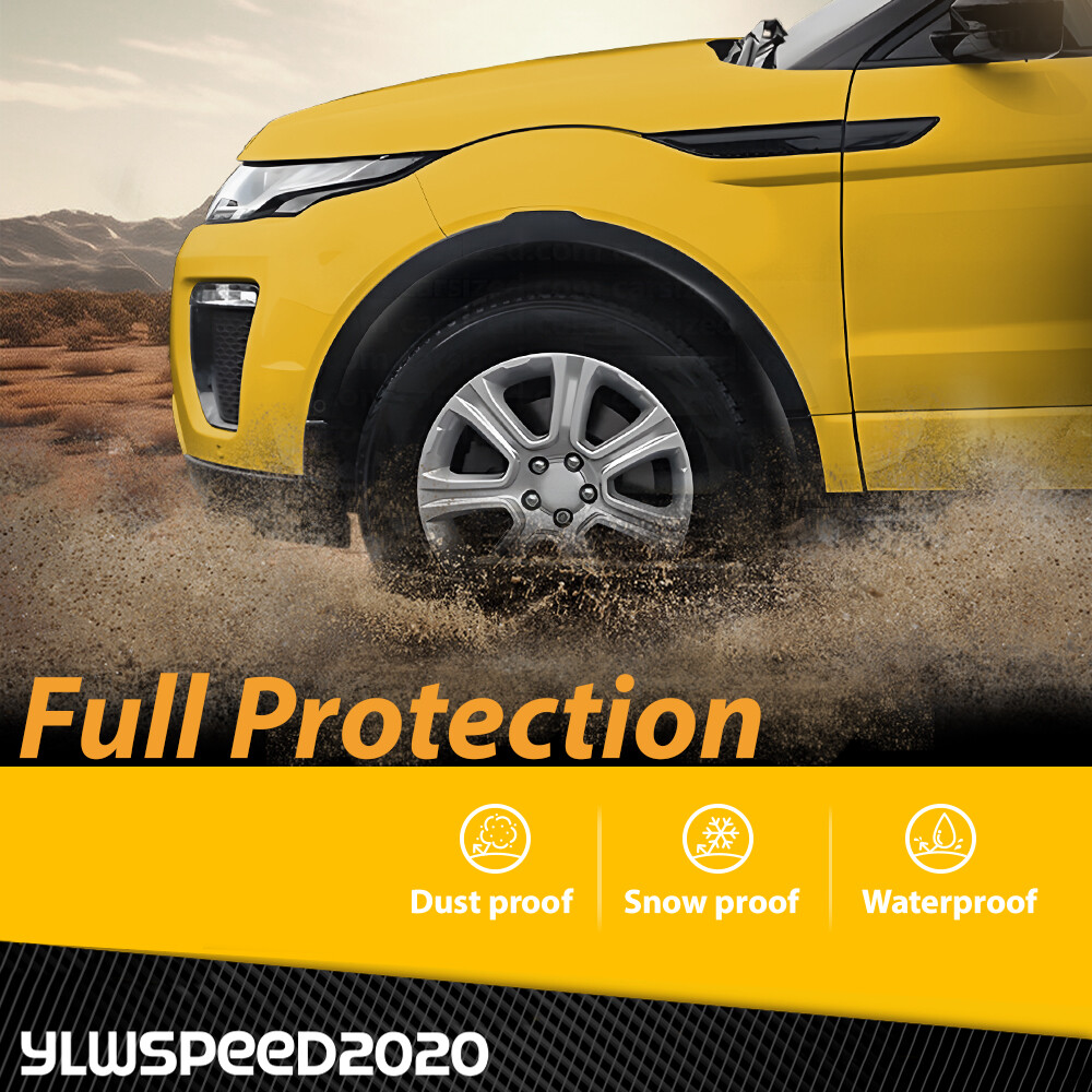 Fender Trim Molding Fit For 2012-19 Land Rover Range Rover Evoque Front Textured