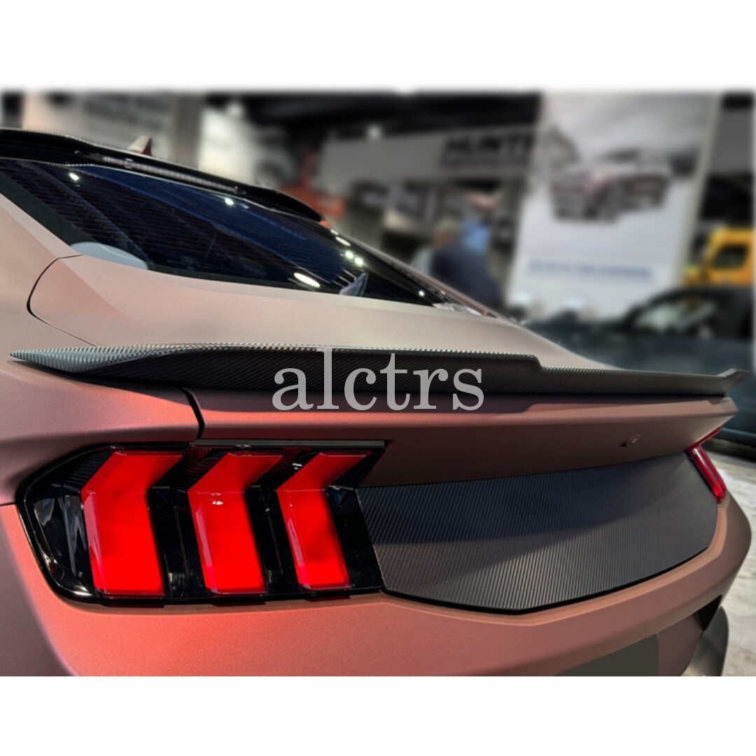 1Pcs Rear Spoiler Fit for Mustang 2024+ Original Factory Style Glossy Black