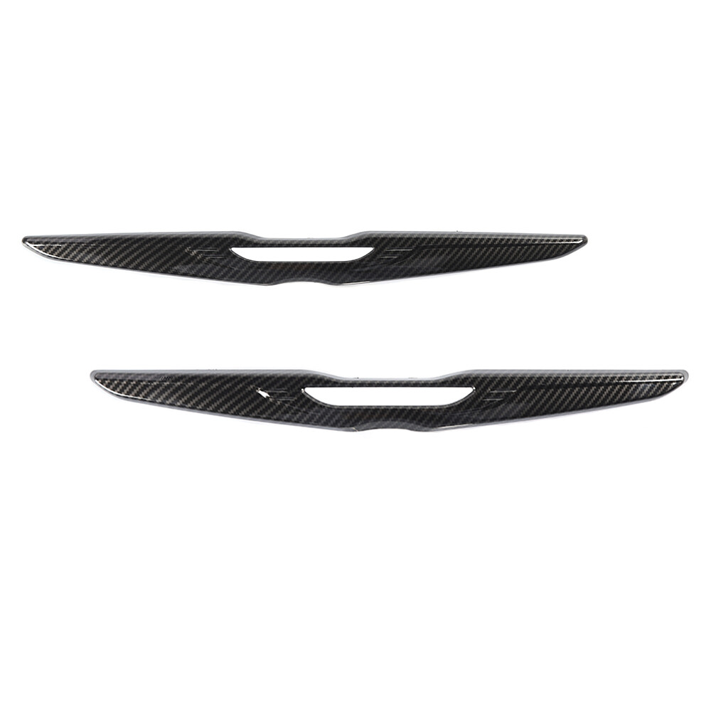 Carbon Fiber Front Rear Grille Logo Badge For Chrysler 300/300C 15+ Carbon Fiber