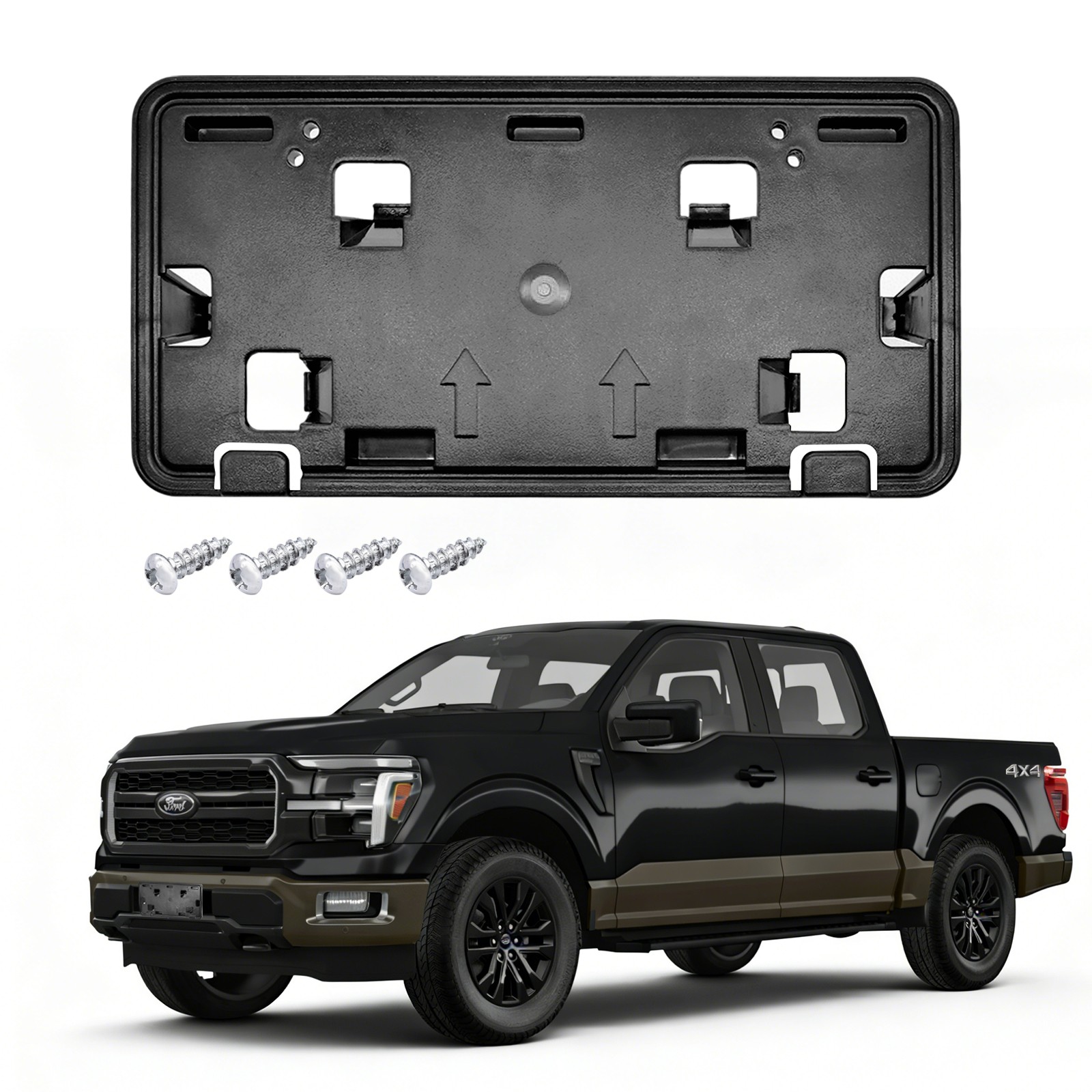 License Plate Bracket Holder for 2024-2026 Ford F150 2.7L/3.5L RL3Z-17A385-BA