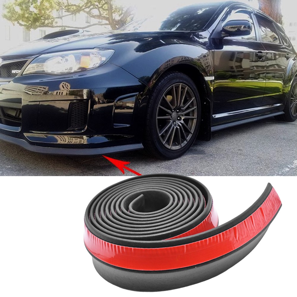 2.5M Car Front Bumper Lip Splitter Chin Spoiler Skirt Rubber Protector For Mazda