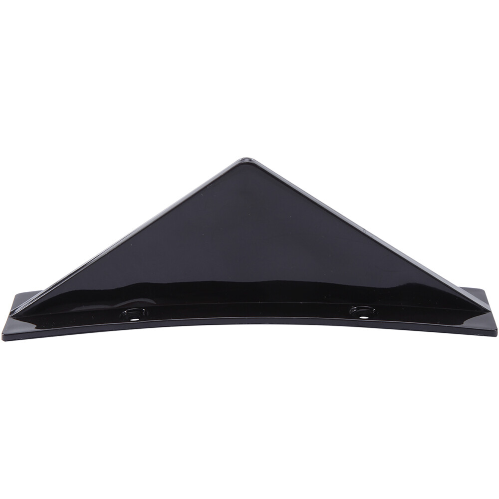 For Ford Focus 00-22 Black Curved Rear Bumper Addon Lip Diffuser Fin Spoiler
