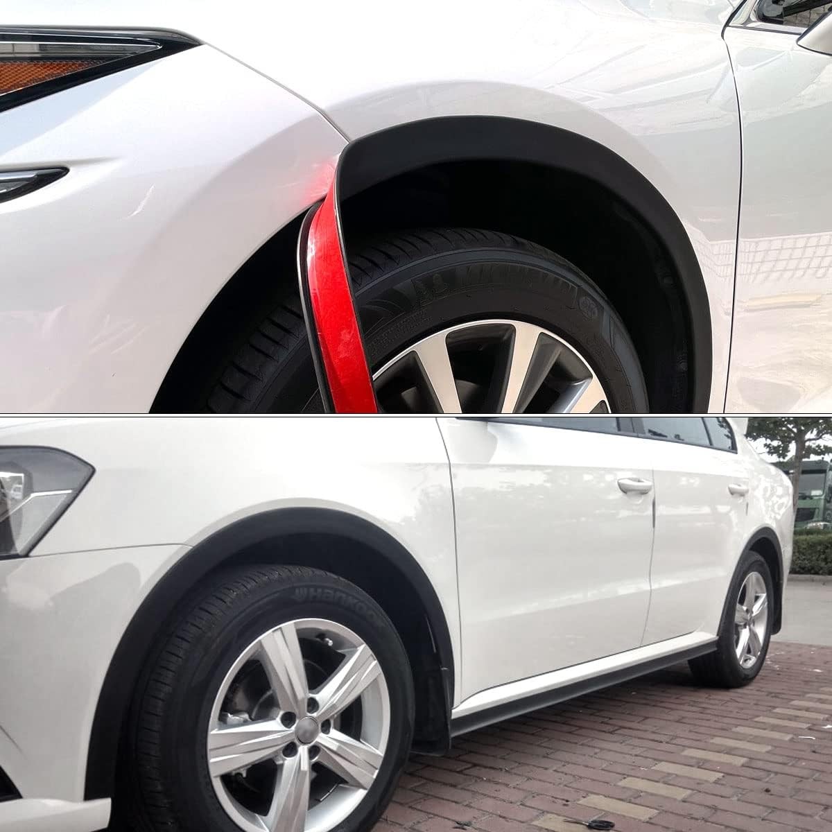 6M Car Wheel Eyebrow Arch Protector Trim Lips Fender Flares For Toyota Vehicle