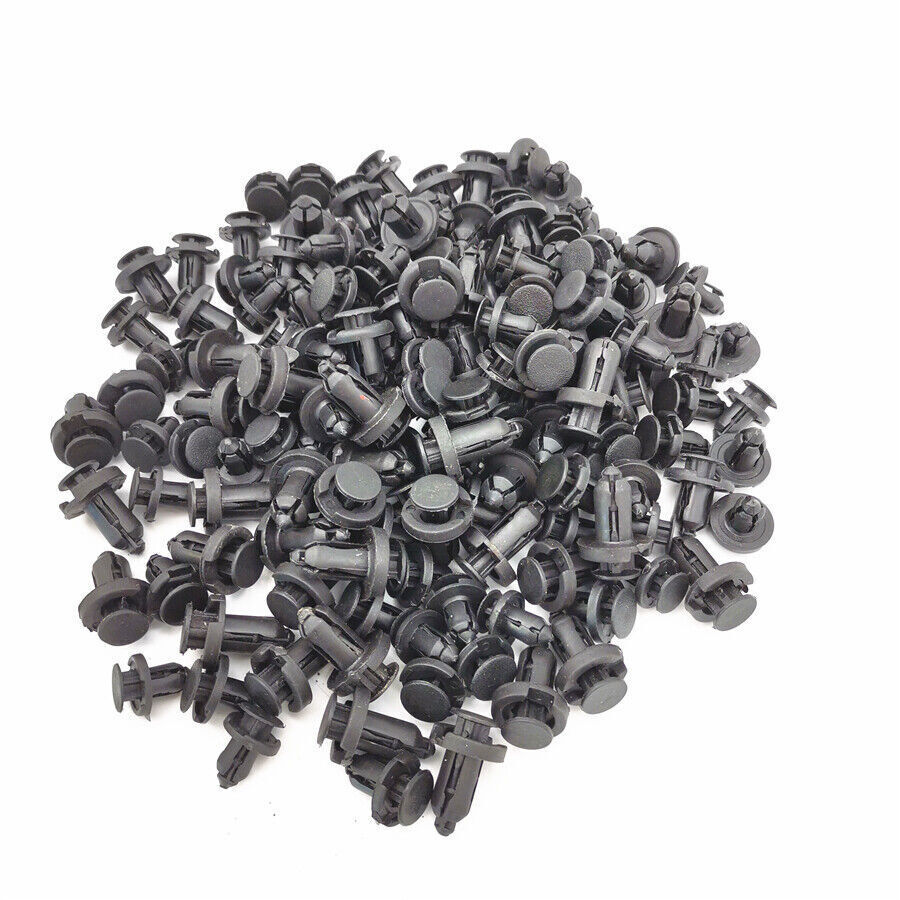 Universal Auto Bumpers Plastic Fasteners Snap Push Screw Rivet Panel Fixings