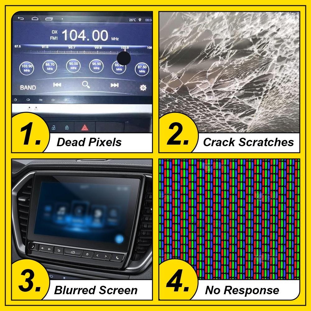 1-5X 8″ Touch Screen Glass Digitizer Panel For 2014-2019 Toyota Highlander New