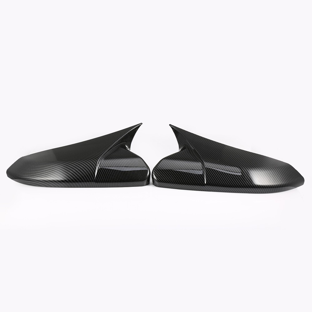Carbon Fiber Style Rear View Mirror Cover For Honda Civic 10th Gen 2016-2021