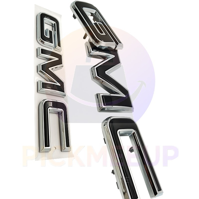 Front & Rear Emblem For 21-24 GMC Yukon Yukon XL 84729912 Tailgate Accessories