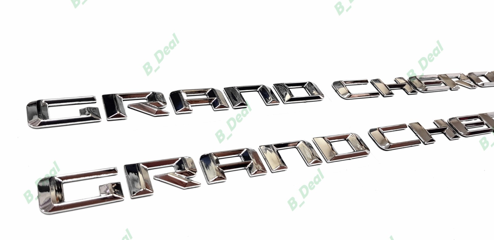 Chrome Door Grand Cherokee Letters Emblems Fit 2014-2016
