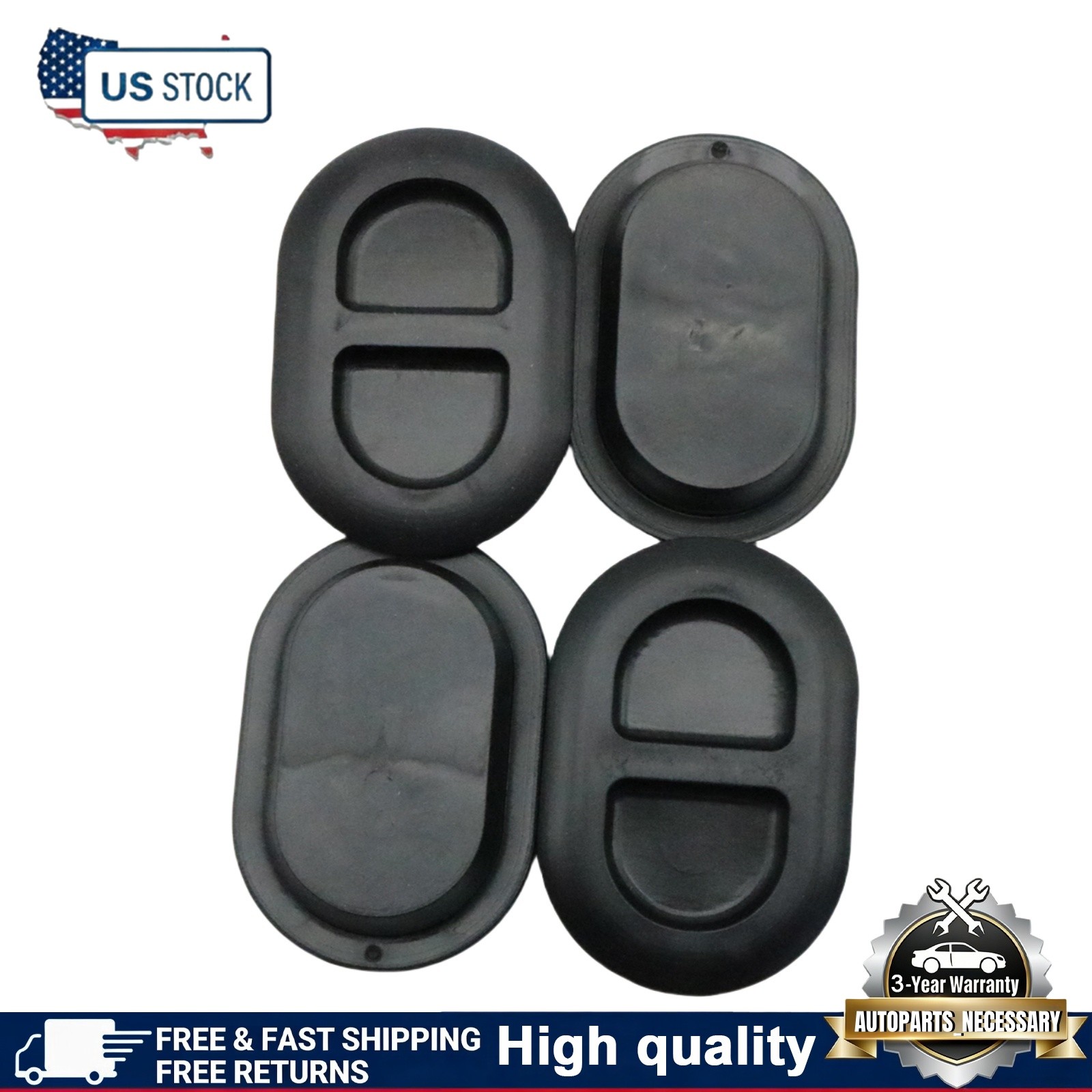 4x Floor Pan Drain Rubber Plug Fits Jeep Wrangler JK JL Gladiator 68194821AA