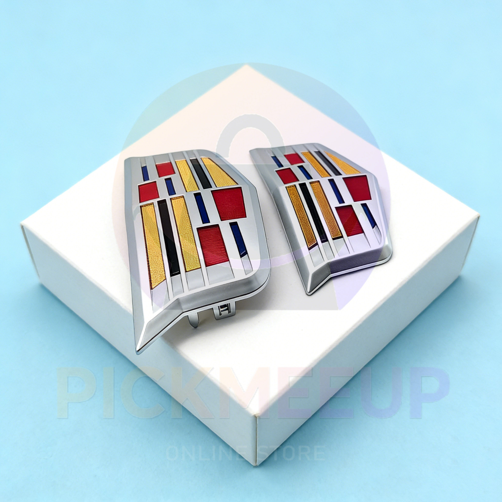 For 2015-2017 CT6 XT5 XTS ATS Clip-On Front Badge & Rear Sticker Emblem TAILGATE