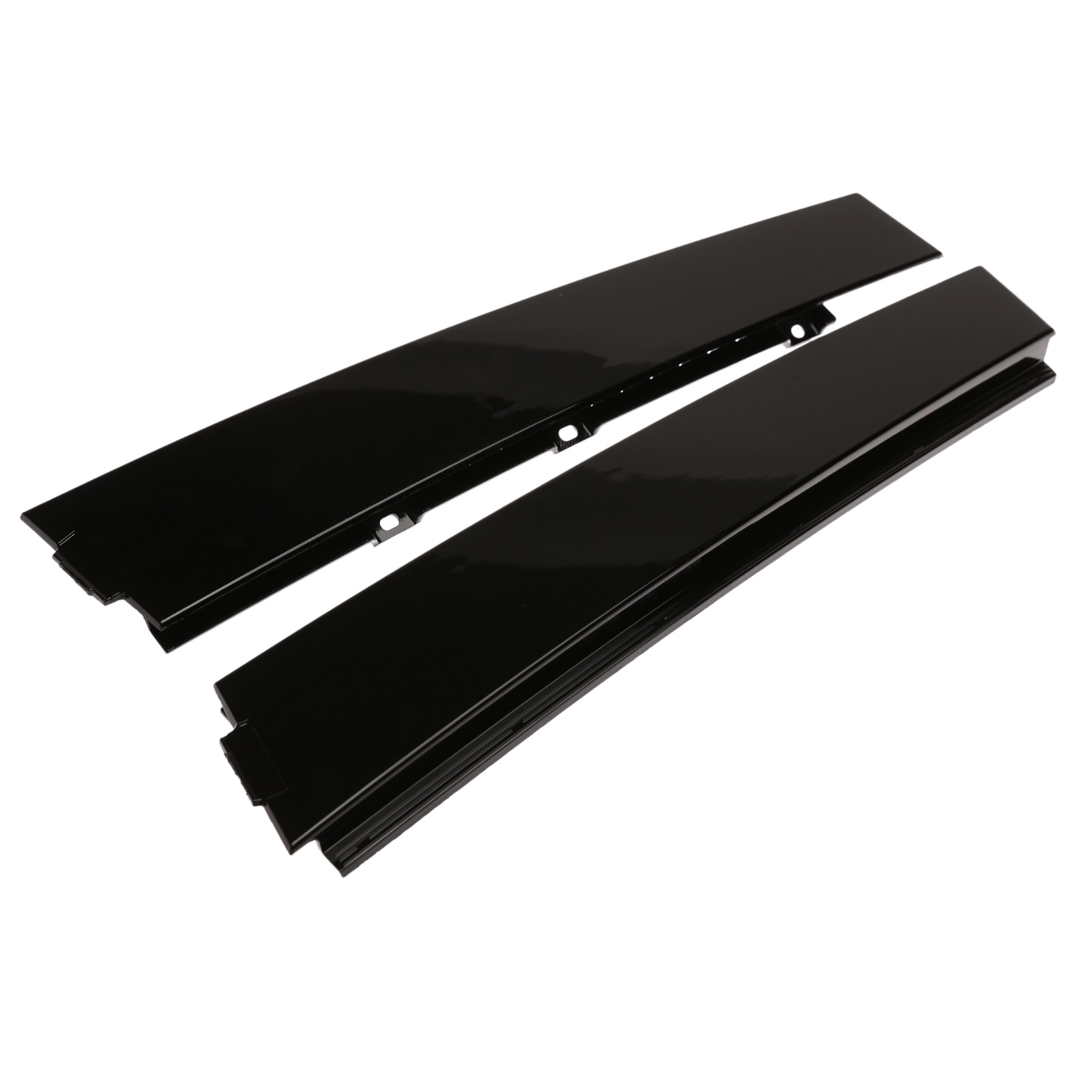 for VW GOLF MK6 09-13 Door Exterior B-Pillar Trims Volkswagen Piano Black 2PCS