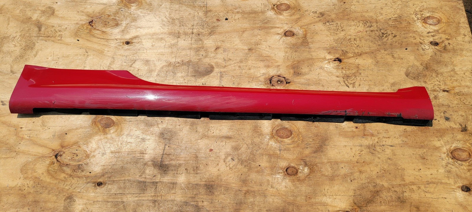 2012 Fiat 500 Sport Right Side Rocker Molding Skirt OEM 55108424