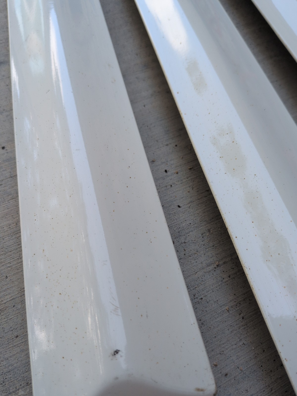 00-05 Buick LeSabre Door Body Side belt Molding trim Set 4pc White OEM