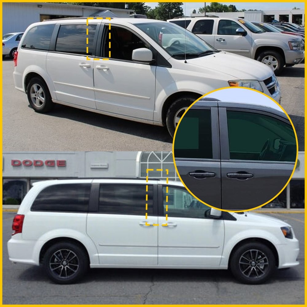Door Applique Front Right RH Pillar B Trim Molding for 2008-2020 Dodge Chrysler