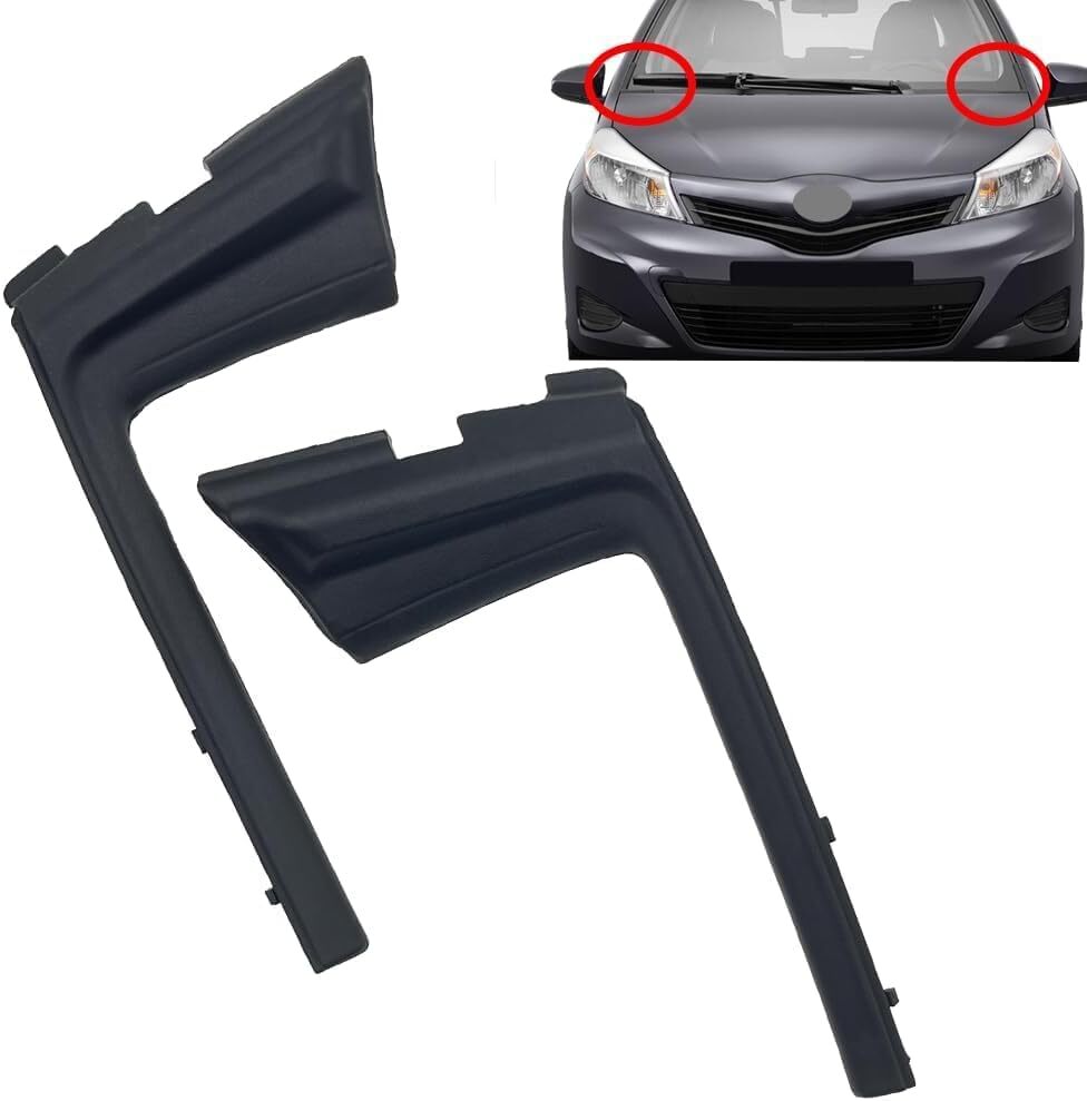 2pcs For Toyota Yaris 2012-2014 Car Windshield Wiper Cowl Trim Cover 53866-52090