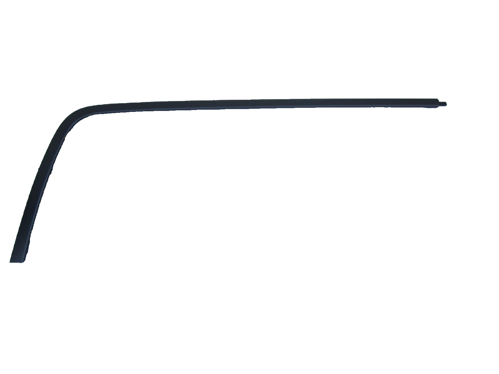dd605107 RIVIAN R1S 2025 2026 REAR RH UPPER ROOF MOLDING TRIM BLACK OEM