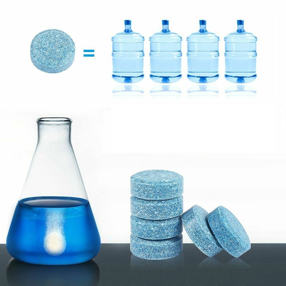 10x Car Windshield Cleaning Solid Effervescent Tablet Auto Window Glass Cleaner