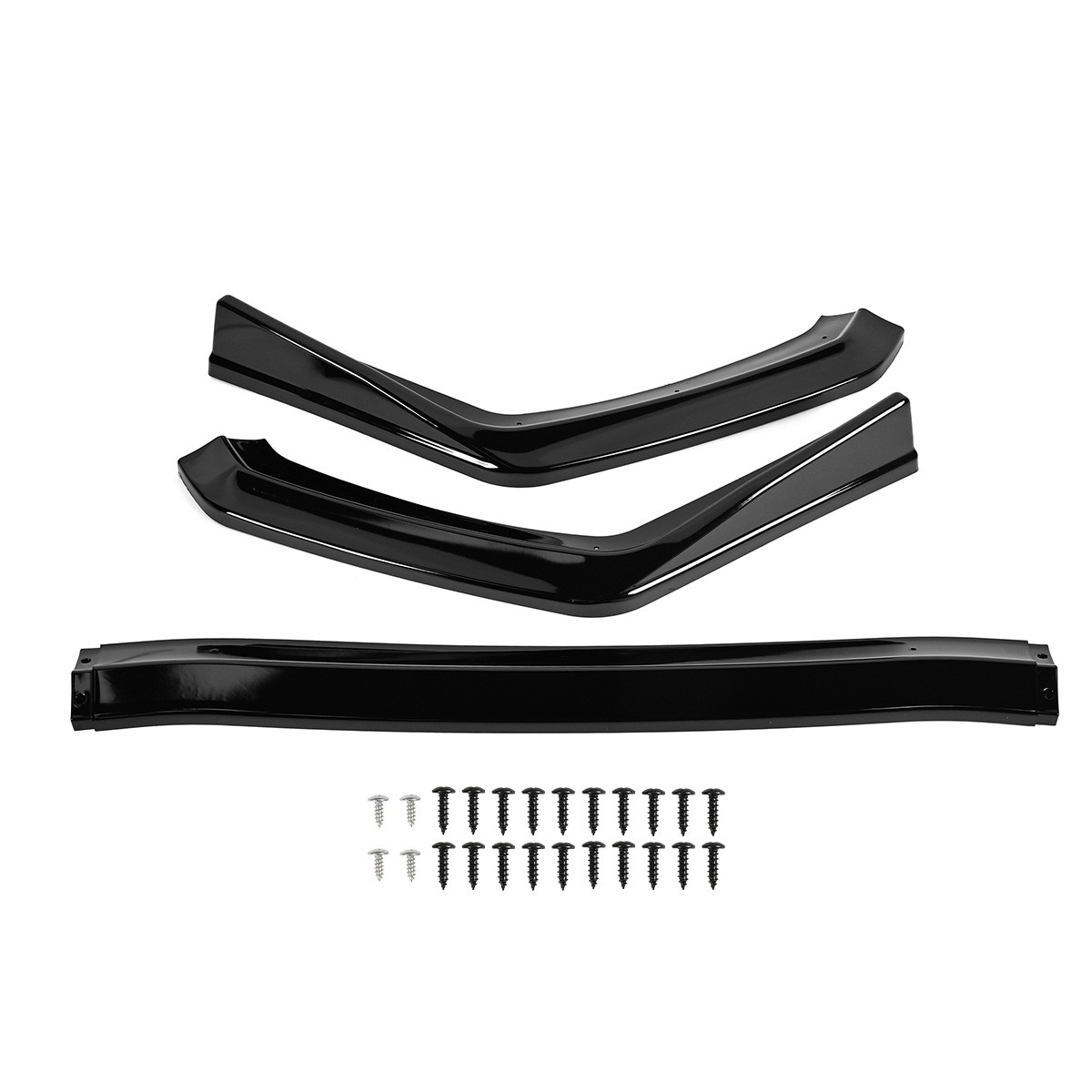 For Subaru WRX STi CS Style 2015-2021 Gloss Black Front Bumper Lip Splitter Kits