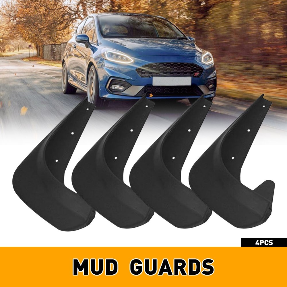 Black Splash Guards Mud Flaps Auto Parts Accessories For Toyota Protector Car 4