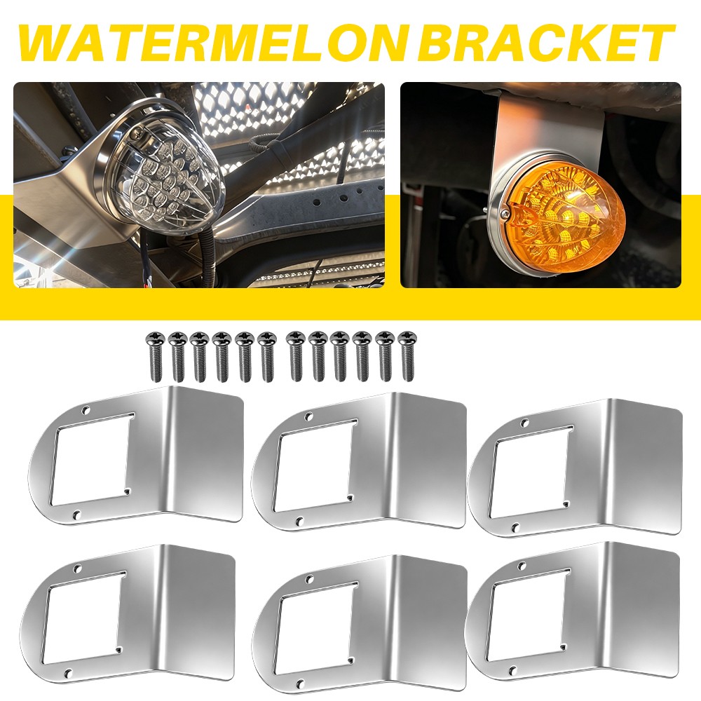 1-10xWatermelon Light Under Frame Support Bracket For Universal Truck RV Trailer