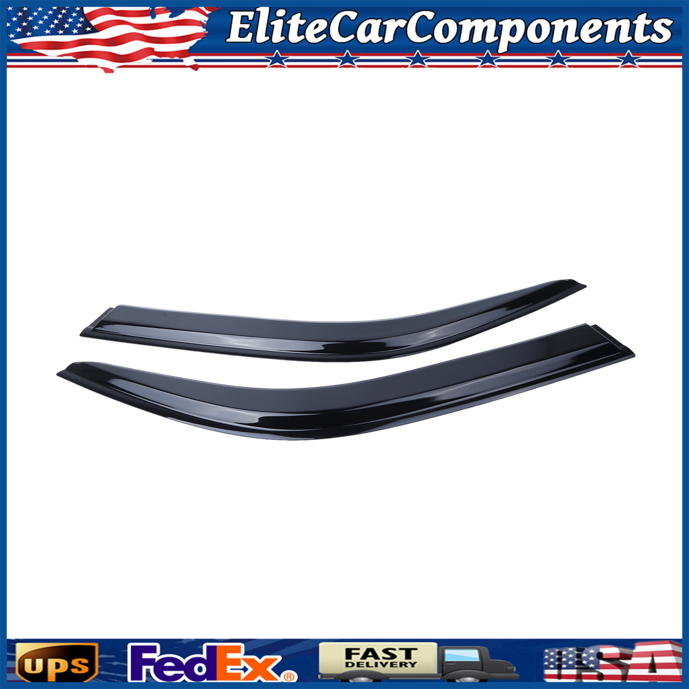 New Window Vent Visors Rain Guard for Toyota 4Runner 1996-2002 Rain Shield Shade